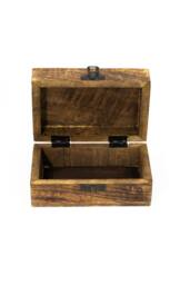KDMD Cosmic Babe Enamelled Mango Wood Box - Unique Jewelry & Gift Storage in Brown - thumbnail 4