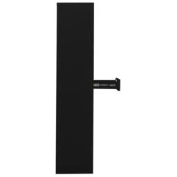 Berkfield Home Office Cabinet Black 90x40x180 cm Steel - Size: 90 x 40 x 180 cm - thumbnail 4