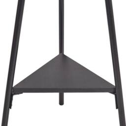 Wyld and Coco Coat Stand Black 181cm 9 Hooks 2 Shelves - thumbnail 6