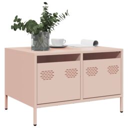 Berkfield Home TV Cabinet Pink 68x50x43.5 cm Cold-rolled Steel