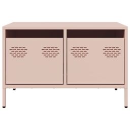 Berkfield Home TV Cabinet Pink 68x50x43.5 cm Cold-rolled Steel - thumbnail 6