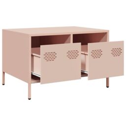 Berkfield Home TV Cabinet Pink 68x50x43.5 cm Cold-rolled Steel - thumbnail 5