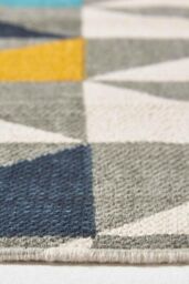 Homescapes Copenhagen Cotton Geometric Scandi Printed Rug - Size: 90 cm x 150 cm - thumbnail 4