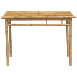 Berkfield Home Beautiful 5 Piece Garden Dining Set Bamboo in Brown - thumbnail 5