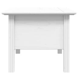 Berkfield Home Coffee Table BODO White 100x55x45 cm Solid Wood Pine - Size: 100 x 55 x 45 cm - thumbnail 5