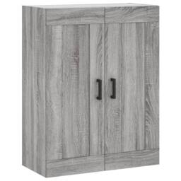 Berkfield Home Wall Mounted Cabinet Grey Sonoma 69.5x34x90 cm Engineered Wood - thumbnail 1