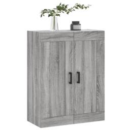 Berkfield Home Wall Mounted Cabinet Grey Sonoma 69.5x34x90 cm Engineered Wood - thumbnail 4