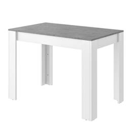 BTM Artificial Marble Dining Set with 2 Benches, Small Space in Grey - thumbnail 4