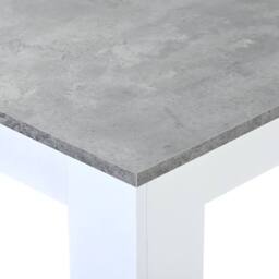 BTM Artificial Marble Dining Set with 2 Benches, Small Space in Grey - thumbnail 8
