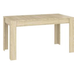 Berkfield Home Dining Table Sonoma Oak 140x74.5x76 cm Engineered Wood in Light Tan - thumbnail 1