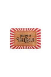 KDMD Red Welcome to the Circus Doormat - Quirky Indoor Entrance Decor - Size: Medium - thumbnail 2