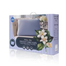 GAVENO CAVAILIA Jasmine Scent Infused Pillow in Blue - thumbnail 2
