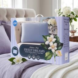 GAVENO CAVAILIA Jasmine Scent Infused Pillow in Blue - thumbnail 1