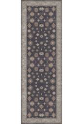 THE RUGS Farah Washable Persian Classic Rug - Soft Polyester Runner Design in Black - Size: 60 cm x 180 cm - thumbnail 3