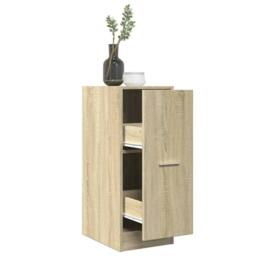 Berkfield Home Apothecary Cabinet Sonoma Oak 30x41x77.5 cm Engineered Wood in Light Tan - thumbnail 2
