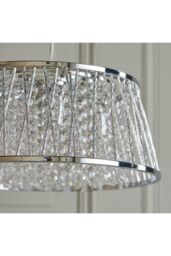 Netlighting Sophia 5 Light Pendant Chrome Crystal (K5) Detail G9 in Clear - thumbnail 5