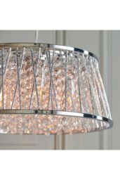 Netlighting Sophia 5 Light Pendant Chrome Crystal (K5) Detail G9 in Clear - thumbnail 4