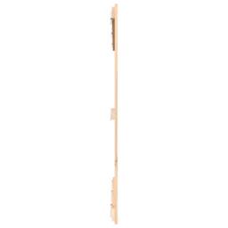 Berkfield Home Wall Headboard 146.5x3x110 cm Solid Wood Pine in Natural - thumbnail 5