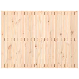 Berkfield Home Wall Headboard 146.5x3x110 cm Solid Wood Pine in Natural - thumbnail 4