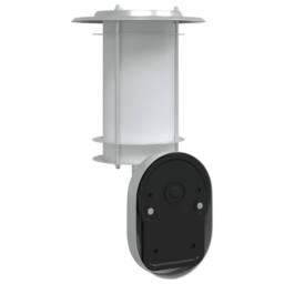 Berkfield Home Outdoor Wall Light with Sensor Silver Stainless Steel - thumbnail 6