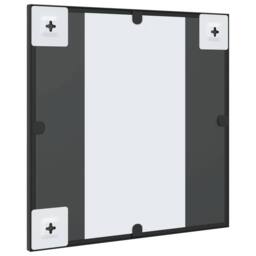 Berkfield Home Wall Mirror Black 40x40 cm Square Iron - thumbnail 5