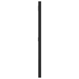 Berkfield Home Wall Mirror Black 40x40 cm Square Iron - thumbnail 4