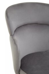 Orsina Veneto Velvet Chair in Grey - thumbnail 5