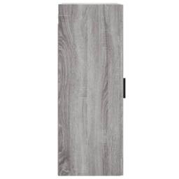 Berkfield Home Wall Mounted Cabinet Grey Sonoma 34.5x34x90 cm Engineered Wood - thumbnail 8