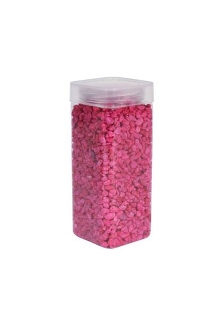 KDMD 4-6mm Hot Pink Pebbles in Square Jar 900gr 3 Pack - image 1