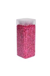 KDMD 4-6mm Hot Pink Pebbles in Square Jar 900gr 3 Pack - thumbnail 1