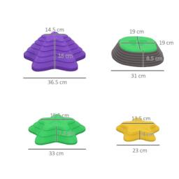 STILVORA Children's Balance Stepping Stones Set of 11 Non-Slip - thumbnail 5