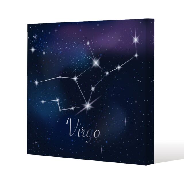 Benjamin Tate Design Zodiac sign virgo (canvas) / 120x 120 x 4cm in Natural - Size: 120x 120 x 4 cm - image 1