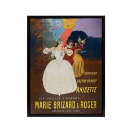 "Artery8 The Old Liqueurs Vintage Advert Framed Canvas Wall Art Print Cappiello - Size: W12"" x H16""" - thumbnail 1