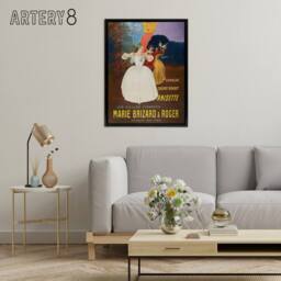 "Artery8 The Old Liqueurs Vintage Advert Framed Canvas Wall Art Print Cappiello - Size: W12"" x H16""" - thumbnail 3