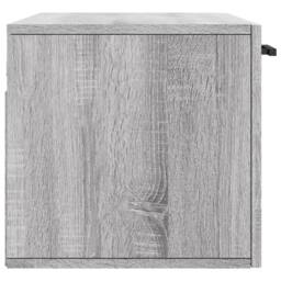 Berkfield Home Wall Cabinet Grey Sonoma 80x36.5x35 cm Engineered Wood - thumbnail 7