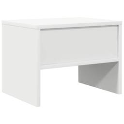 Berkfield Home Elegant Bedside Cabinet White 40x30x30 cm Engineered Wood - Size: 40 x 30 x 30 cm - thumbnail 7