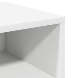 Berkfield Home Elegant Bedside Cabinet White 40x30x30 cm Engineered Wood - Size: 40 x 30 x 30 cm - thumbnail 8