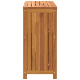 Berkfield Home Garden Console Table 80x35x75 cm Solid Wood Acacia in Brown - Size: 80 x 35 x 75 cm - thumbnail 5