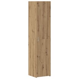Berkfield Home Highboard Artisan Oak 40x42.5x185 cm Engineered Wood in Brown - thumbnail 2