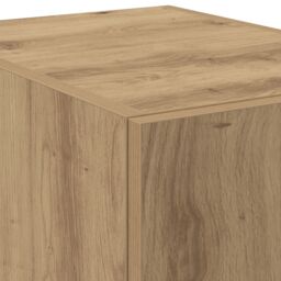 Berkfield Home Highboard Artisan Oak 40x42.5x185 cm Engineered Wood in Brown - thumbnail 9