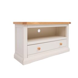 Cabinet Bits Castelli Off-White 1 Drawer TV Cabinet Wood Knob - thumbnail 2