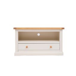 Cabinet Bits Castelli Off-White 1 Drawer TV Cabinet Wood Knob - thumbnail 1