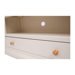 Cabinet Bits Castelli Off-White 1 Drawer TV Cabinet Wood Knob - thumbnail 5