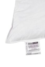 Homescapes Goose Feather & Down Euro Square Pillow 65 x 65 cm in White - thumbnail 4