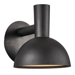 Nordlux Modern Outdoor Wall Light Black Metal E27 Weatherproof - Mains Powered, IP54 - thumbnail 1
