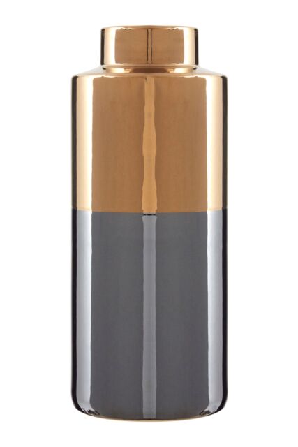 Orsina Stellar Grey Large Metallic Vase - image 1