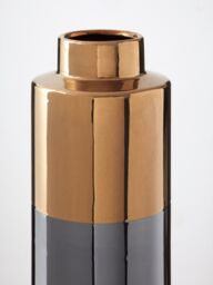 Orsina Stellar Grey Large Metallic Vase - thumbnail 3