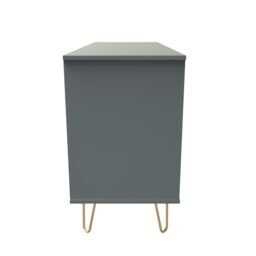 Ready Assembled 2 U Fuji 6 Drawer Wide Chest (Ready Assembled) in Pale Green - thumbnail 2