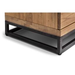 Cheshire Premium Kelbrook TV Unit in Oak & Metal - thumbnail 5