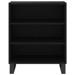 Berkfield Home Sideboard Black 57x35x70 cm Engineered Wood - Size: 57 x 35 x 70 cm - thumbnail 4